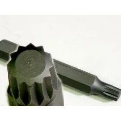 Spline bit M10 x 75 mm, 12 szögű – 2M7510