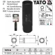 Vékonyfalú gyertyakulcs – 3/8", 14 mm / 63 mm (Yato YT-38510)