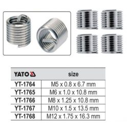   Yt-1764 menetjavító betét m5x0,8x6,7 / 20db       szerszám       