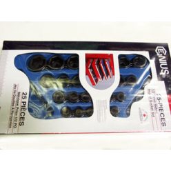 Tf-425m légkulcsfej készlet rövid 6 lap 8-32 25db