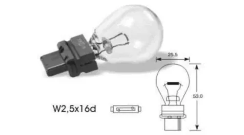 ELTA 182TB 12V 27W Egyszálas Autóizzó
