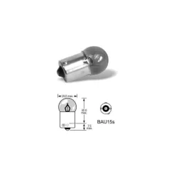 ELTA 236TB 12V 10W BA15s Narancssárga Autóizzó