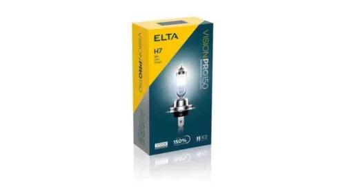 ELTA VisionPro 12V H7 55W PX26d +150% 3700K Izzó