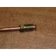 Fém fékcső 46 cm, 10x1 mm tölcséres/kúpos csatlakozással (Trabant 1.1)