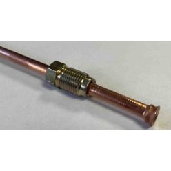 Fékcső - 30 cm - 10X1 - tölcséres - fém - Suzuki