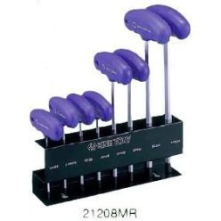   King Tony T-nyelű imbuszkulcs készlet – 2–10 mm, 8 darabos – 21208MR