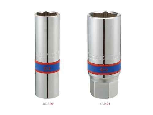 King Tony 463516R gyertyahúzó dugókulcs 1/2" 16 mm gumis