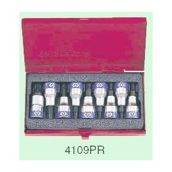 4109PR 4109PR10 Torx Bitfej Készlet 1/2" - King Tony