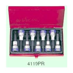 Torx bitfej készlet 1/2" – 80 mm – 9-4119PR