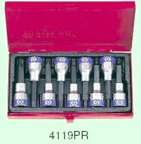 Torx bitfej készlet 1/2" – 80 mm – 9-4119PR
