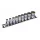 King Tony 2509MR 9 részes 1/4" dugókulcskészlet 4–13 mm