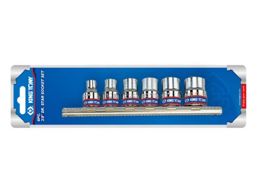 3106PR 6 Részes Torx Dugókulcs Készlet 3/8" - King Tony