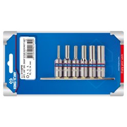   327506M 6 Részes Torx Hosszú Dugókulcs Készlet 3/8" - King Tony