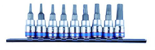 King Tony TORX bitfej készlet sínben – 9 részes, 1/4" – 2109PR