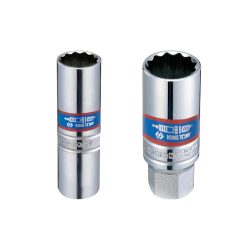   36B014 Gyertya Dugókulcs 3/8" 14mm 12* Gumis - King Tony