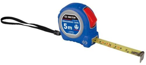 KING TONY mérőszalag 5m x 19mm, auto-lock (79093-05C)
