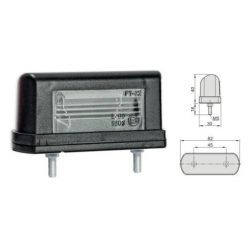   Kis méretű univerzális rendszámtábla világítás, FT-22