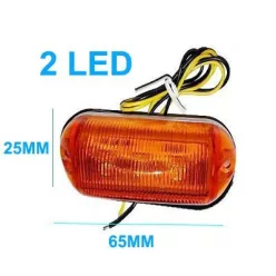 AELA570Y 24V sárga LED-es helyzetjelző lámpa