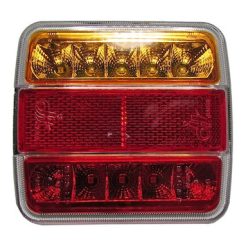   Egyesített hátsólámpa – ledes – 4 funkciós – 100x90mm
