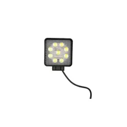 Munkalámpa, szögletes, 9 LED, 27W, 10–30V – S0927