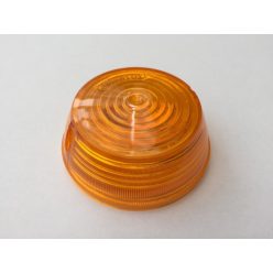 Kerek sárga alacsony profilú villogó lámpa