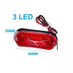 AELA569R 24V LED-es piros helyzetjelző lámpa