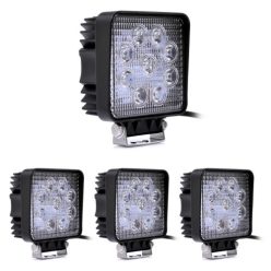 Munkalámpa LED-es, 27W, szögletes házban – CH-006