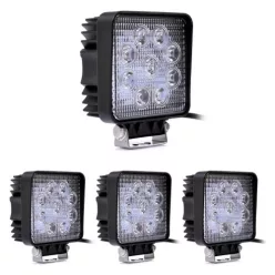 Munkalámpa LED-es, 27W, szögletes házban – CH-006