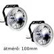 Ködlámpa – fehér – HY-048A – E4 – 100 mm, 8 mm – 12V, 55W