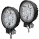 Kerek 9 LED-es Munkalámpa, 27W, 10-30V, Terítő Fény