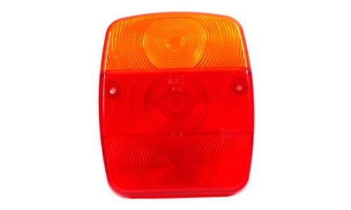 Egyesített hátsó lámpa búra, 3 kamrás, 93W, W18U