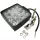 Szögletes 16 LED-es Munkalámpa, 27W, 10-30V, Terítő Fény