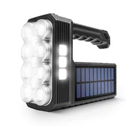 Phenom Szolár COB LED zseblámpa munkalámpa funkcióval
