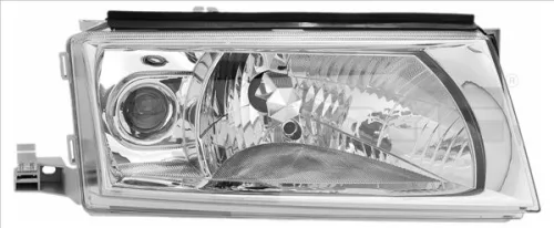 Skoda Octavia jobb első fényszóró ködlámpával 2001 (1u1941018d)