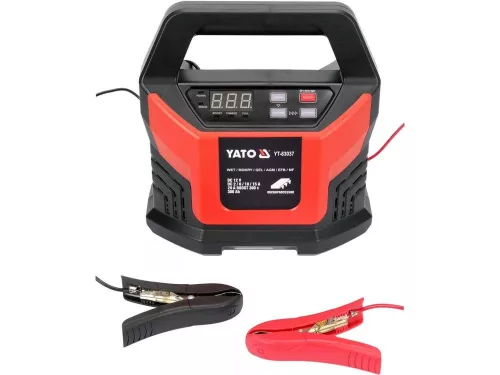 Akkumulátortöltő 12V 2-20A LCD kijelzővel (YT-83037)