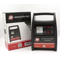 Akkumulátortöltő – MaxSpeed 56164697 – 12A, 6–12V