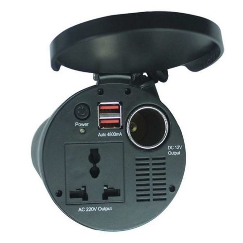 12V-ról 230V-ra, 150W teljesítményű szivargyújtós inverter (95941)