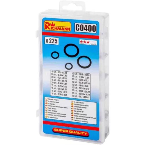 CORONA C0400 O gyűrű tömítő készlet / 225db-os