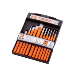 C5802 véső-lyukasztó és kiütő készlet 12 részes