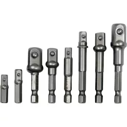   Dugókulcs adapter készlet – YATO YT-04639 – 40Cr acél – 8 részes