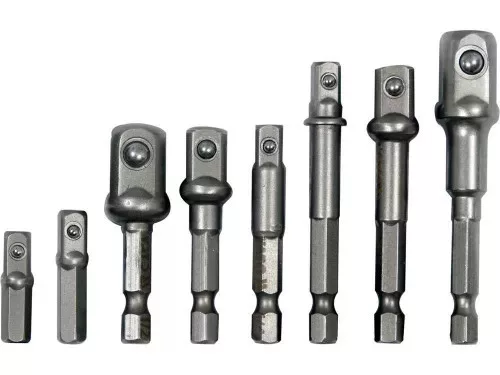 Dugókulcs adapter készlet – YATO YT-04639 – 40Cr acél – 8 részes