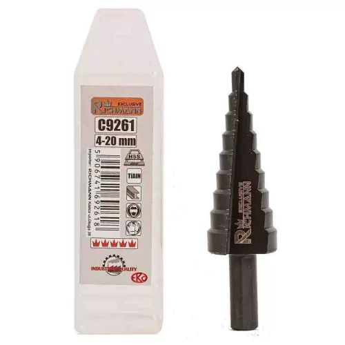 C9261 lépcsős fúró 4-20mm