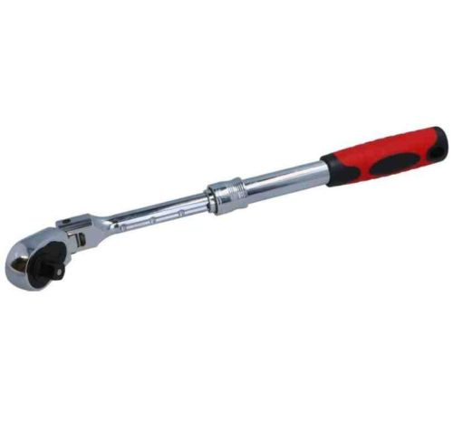 NE00673 Racsnis kulcs 1/2" 72 fogas forgatható toldószárral