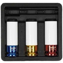 Alufelni dugókulcs készlet 3 részes 1/2" YT-1056