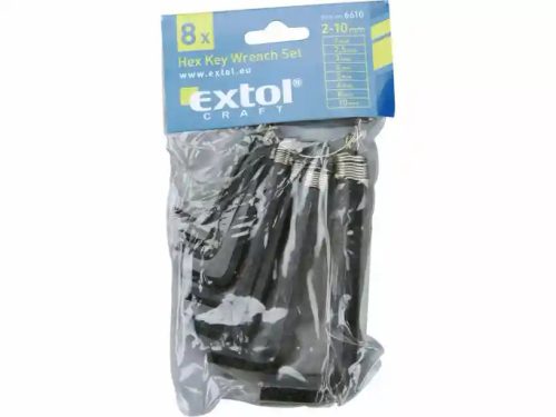 Imbuszkulcs készlet 8 db – 2–10 mm 6610