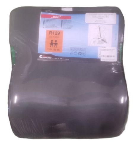 Ülésmagasító párna – szürke, junior – 135–150 cm – (7–12 éves) – C91403