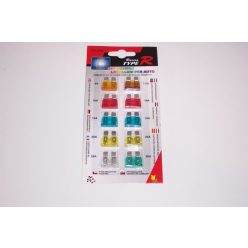   Normál késes biztosíték készlet, 10 darabos bliszteres csomag (90366)