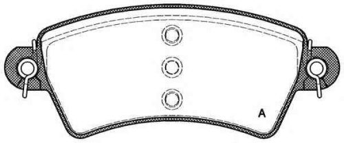 Első fékbetét készlet – LPR 05P766 (Citroen, Peugeot)