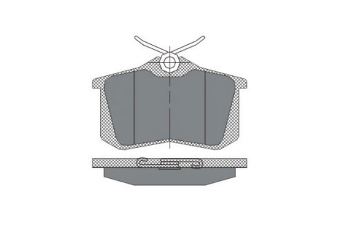 Hátsó fékbetét készlet – SCT SP113 (Audi, DS, Ford, Opel, Peugeot, Renault, Seat, Skoda, Volkswagen)