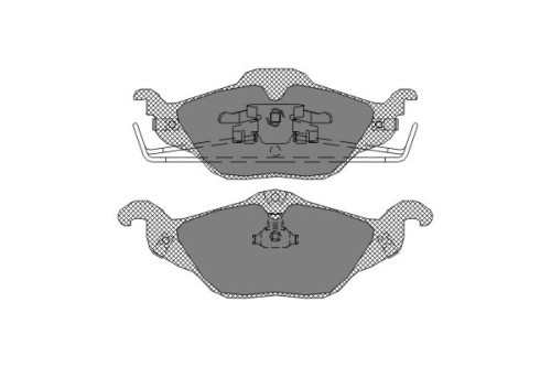 Első fékbetét készlet SCT SP241 (Opel)